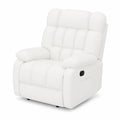 Liegesessel Relaxsessel PU-Leder Weiß 80x90x100 cm