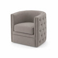 Clubsessel Leinen Grau 75x75x75cm