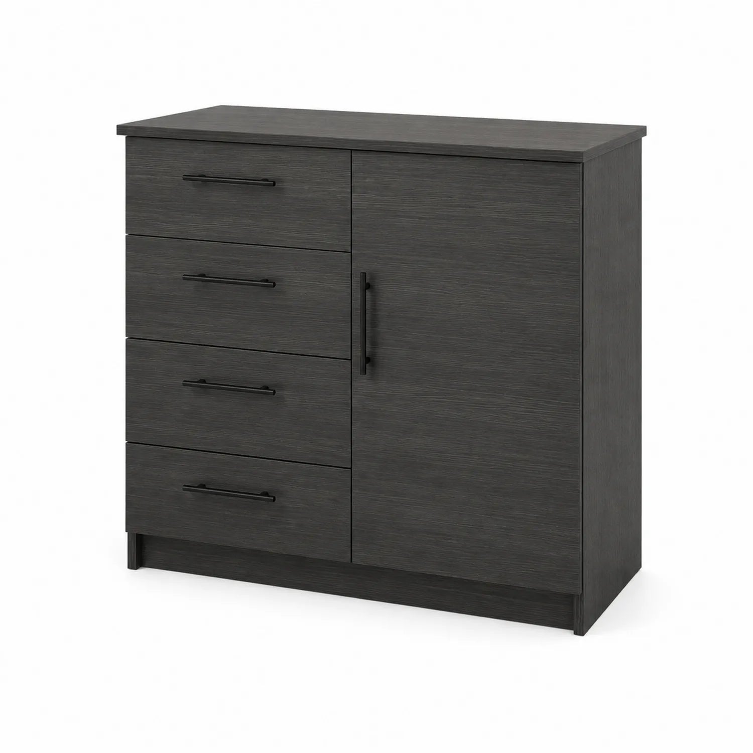 Sideboard 120x40x80 cm Holzwerkstoff Anthrazit