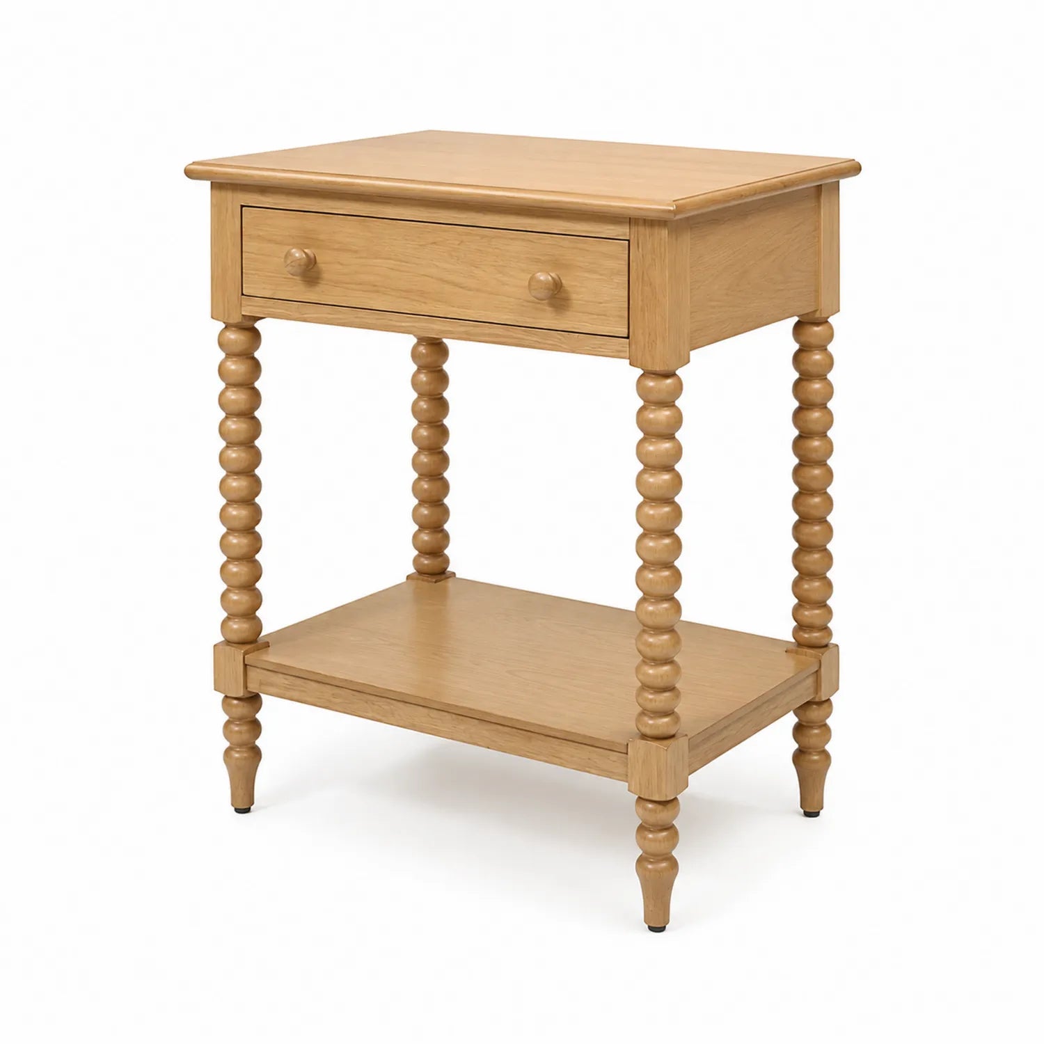 Nachttisch Eichenholz 1 Schublade 40x30x60cm