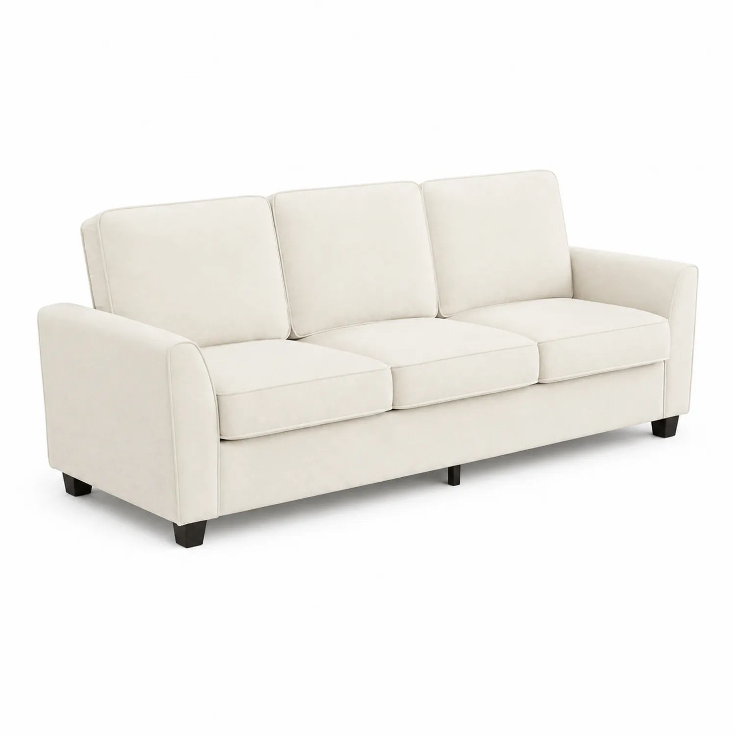 3-Sitzer Sofa Stoff Beige