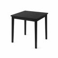 Esstisch quadratisch 80x80cm Eichenholz Schwarz