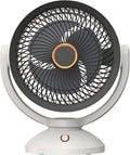 USB Wiederaufladbarer Tischventilator mit Nachtlicht, Energieeffizienter Oszillationslüfter für Zuhause und Büro, Leiser Betrieb, 8-Stunden-Timer, Kompakt und Tragbar