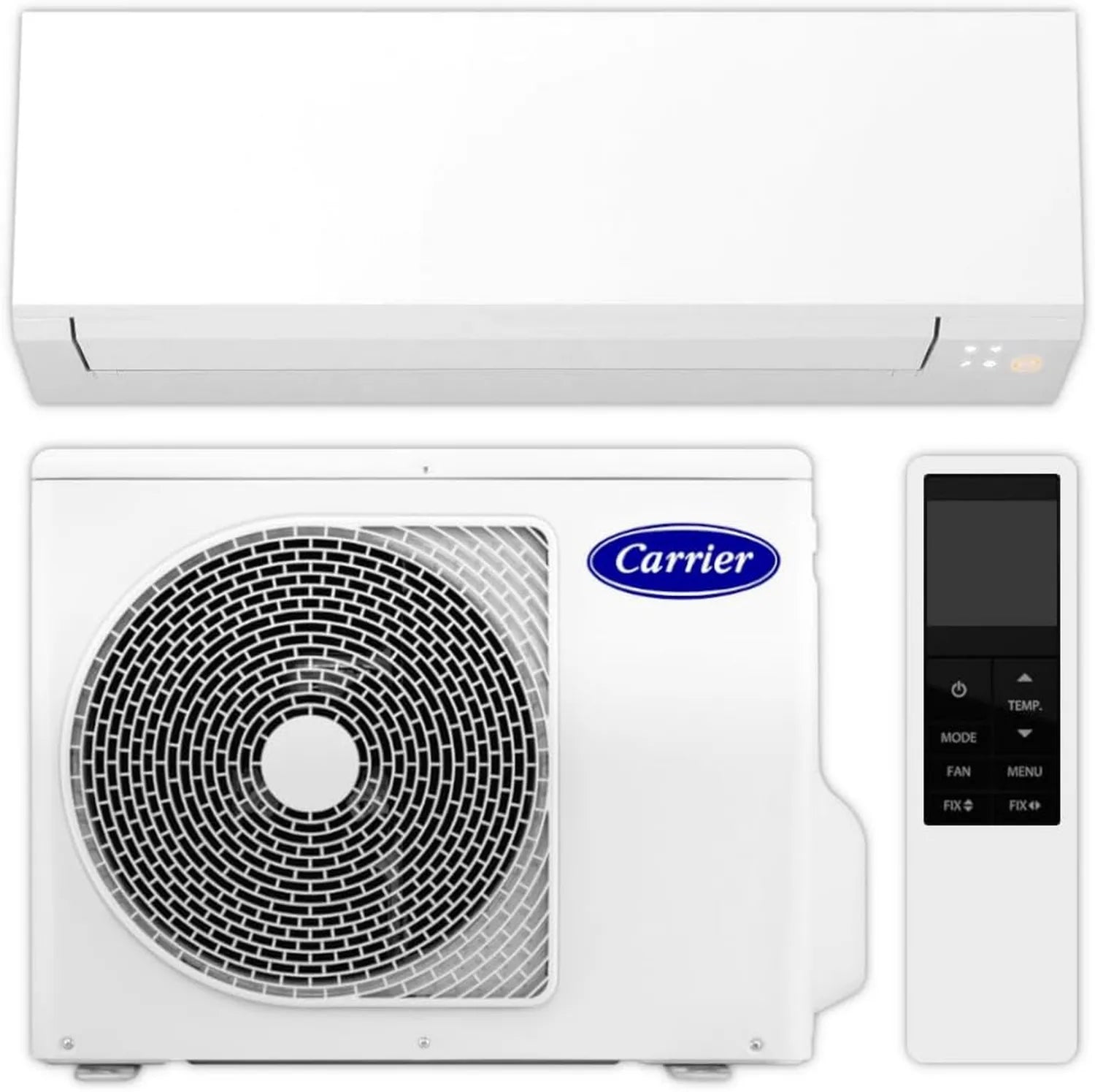 Carrier Split-Klimaanlage Set | 2,5 kW | Mattweiß | High Line Serie
