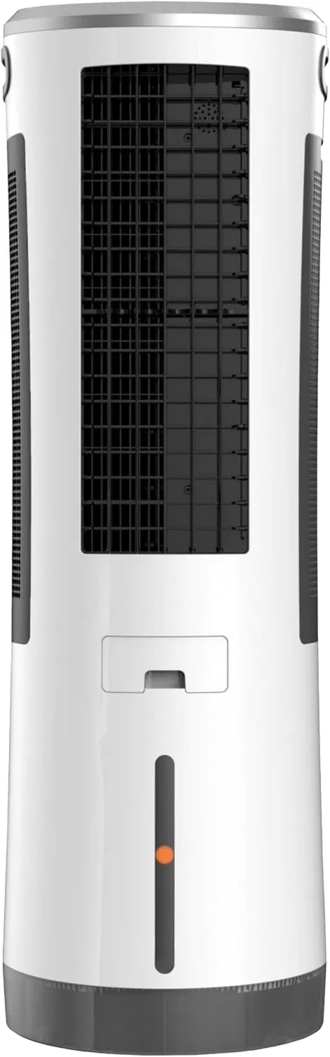 5-in-1 Luftkühler mit Verdunstung, 110W, großer 18L Tank, leise 1600m³/h Umluft, inkl. Fernbedienung, weiß/grau