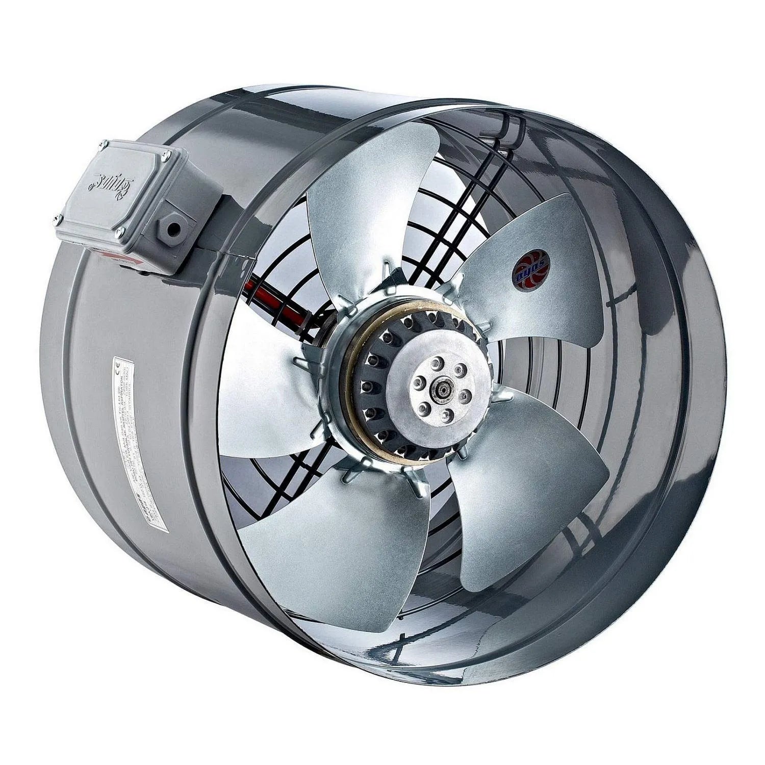 Robuster 355mm Industrieller Metall-Rohrventilator für Kanalsysteme