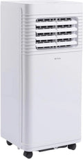 BE COOL Tragbares Klimagerät 7000 BTU mit WLAN, 3-in-1 Mobilklimaanlage für Kühlung, Entfeuchtung & Belüftung, geeignet für Räume bis 24 m², inkl. Fernbedienung, Timer & Schlafmodus, Energieeffizienzklasse A, Weiß