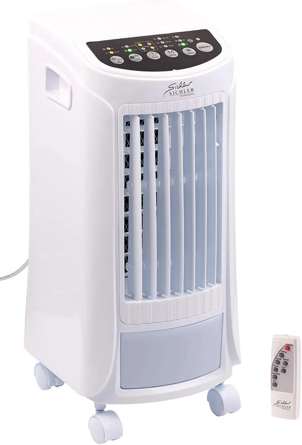 3-in-1 Klimagerät: Luftkühler, Befeuchter & Ionisator, 65W, 4L