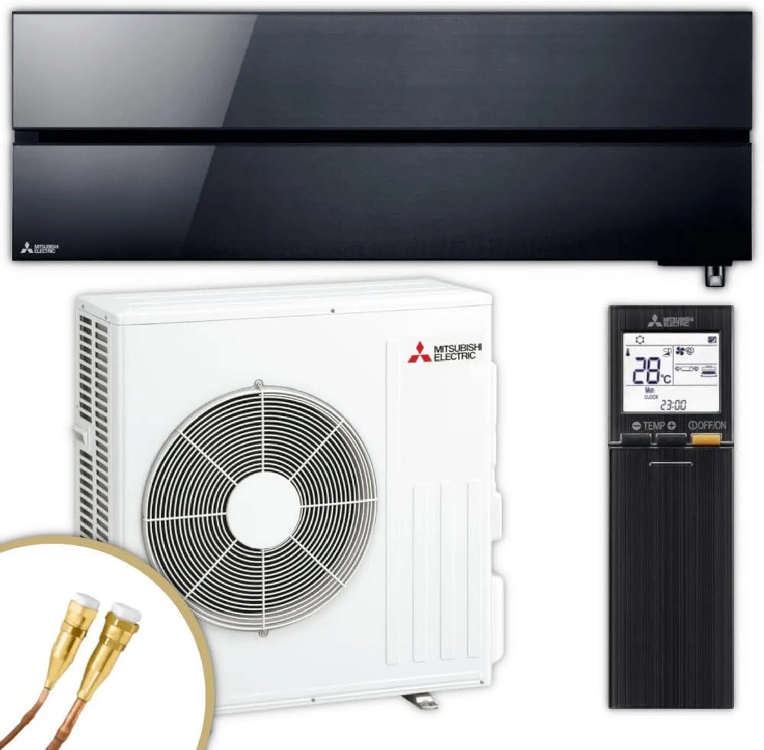 MITSUBISHI Klimaanlage Set MUZ/MSZ-LN60VG2 6,1 kW mit Schnellanschluss