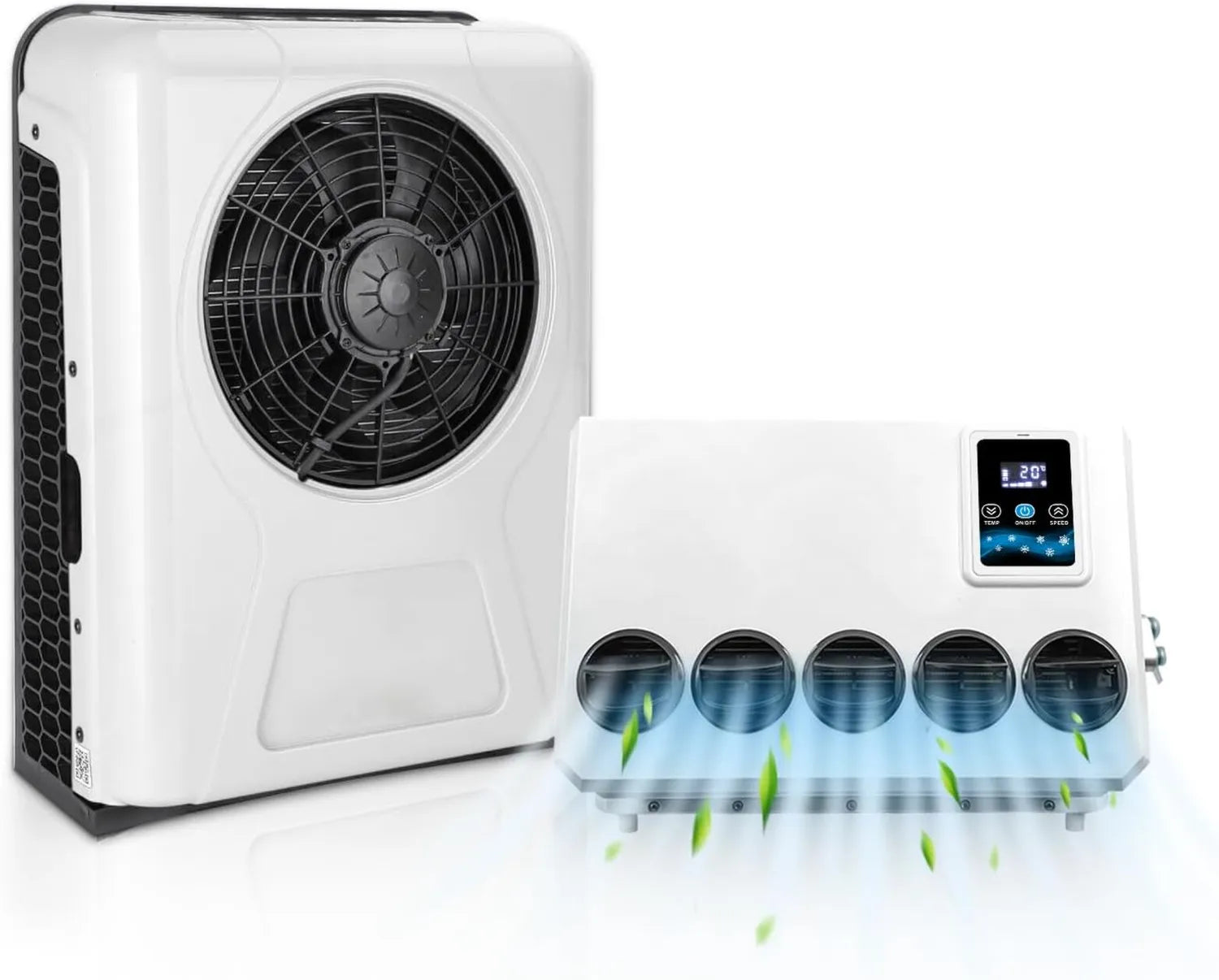 12V Split-Klimaanlage für Wohnmobil und LKW, 10000BTU, leise und effiziente Kühlung
