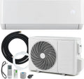 Inverter Split-Klimaanlage 12000 BTU mit Heizfunktion und R32 Kühlmittel, inkl. Montagematerial, flüsterleise