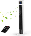 Leiser Turmventilator mit Fernbedienung, 80° Schwenkfunktion, 3 Modi, platzsparend für Schlafzimmer und Büro