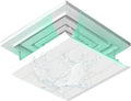 Einstellbarer Windabweiser für Klimaanlagen, 60cm, Ideal für Zuhause, Büro und Hotel