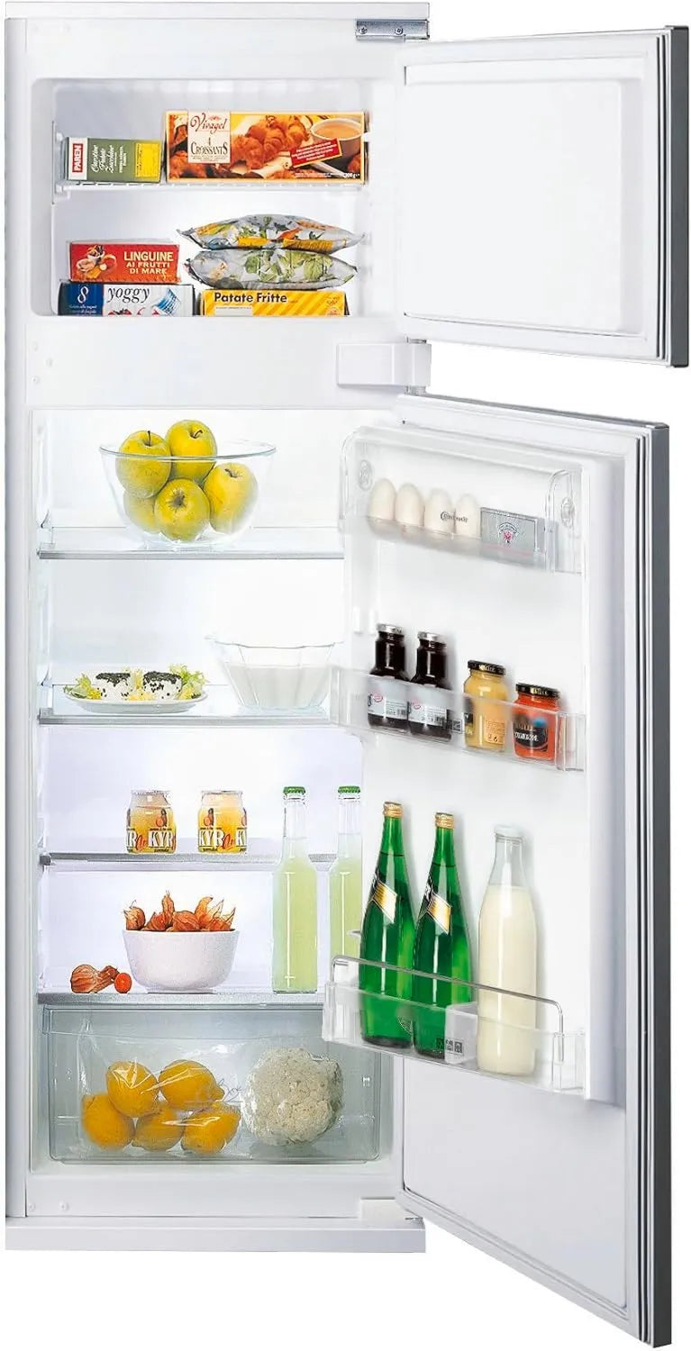 Bauknecht KDI 14S2 Einbau-Kühl-Gefrierkombination, Energieklasse E, 145 cm Nische, Elektronische Temperaturkontrolle, LED-Licht, Automatisches Abtauen, Sicherheitsglas