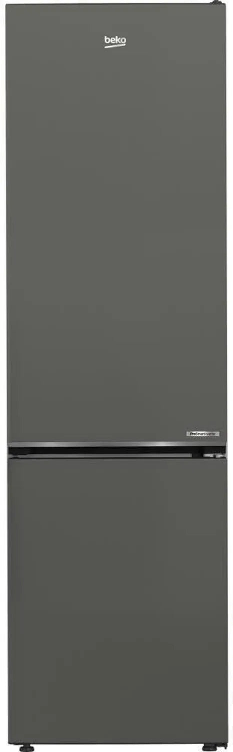 Beko B7RCNE408HG Stand-Kühl-Gefrierkombination, 355 l, NoFrost, AeroFlow, HarvestFresh, Multizone, 3 Gefrierschubladen, Manhattan Grau