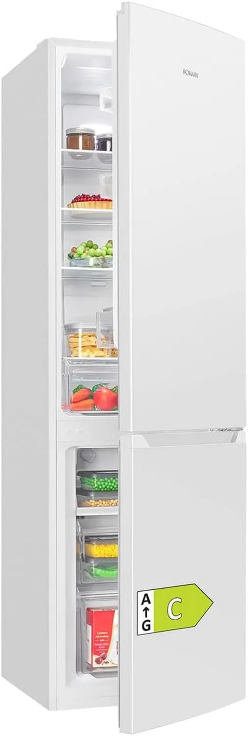 Hochwertiger Bomann Kühlschrank mit NoFrost-Technologie, 181 cm, Energieklasse C, 5 Jahre Garantie, freistehend, weiß