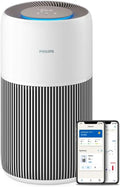 Philips Luftreiniger 2200 Series, HEPA Filter mit Aktivkohle, CADR 400m³/h, Ideal für Allergiker, Leiser Betrieb, Intelligente Filtertechnologie