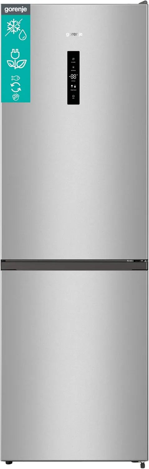 Gorenje NRK619CAXL4 Kühl-Gefrierkombination, NoFrost, 300L, Edelstahl