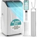 Tragbare Klimaanlage 14000 BTU mit WLAN – Kühlung, Entfeuchtung & Ventilator für Räume bis 33 m², leise 51 dB