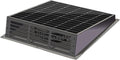 Solarlüfter für Wandmontage, 110 mm, ideal für Schuppen, Küche, Bad, 430 CFM, energiesparend