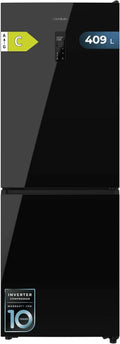 Cecotec Kühl-Gefrierkombination 409L No Frost, 185cm, Inverter-Kompressor, Energieeffizient, Temperaturregelung