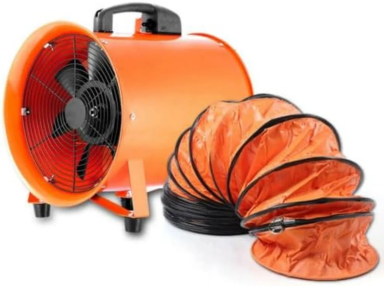 Industrieller Axialventilator mit Schlauch für vielseitige Anwendungen