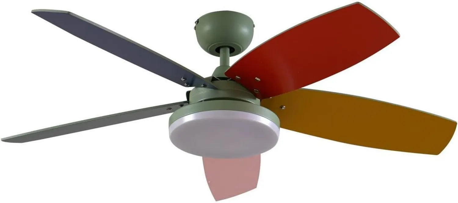Lindby LED Deckenventilator Jonte mit dimmbarer Leselampe aus Metall, modern