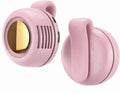 Tragbarer clip-on Mini-Ventilator ohne Rotorblätter, leise, 3 Geschwindigkeiten, ideal für Kleidung und Taille, Rosa