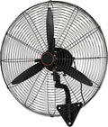 Hochleistungsgewerbe-Wandventilator, geräuscharm, 120° oszillierend, 22/26/30 Zoll, 3 Geschwindigkeiten