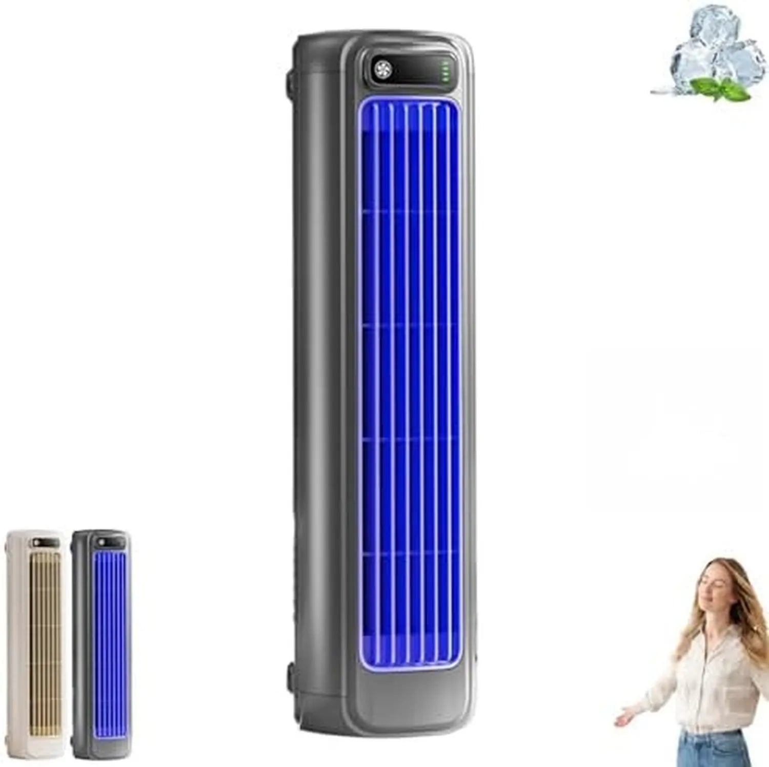 Kompakter und leiser Kühlventilator für den Sommer, ideal für unterwegs