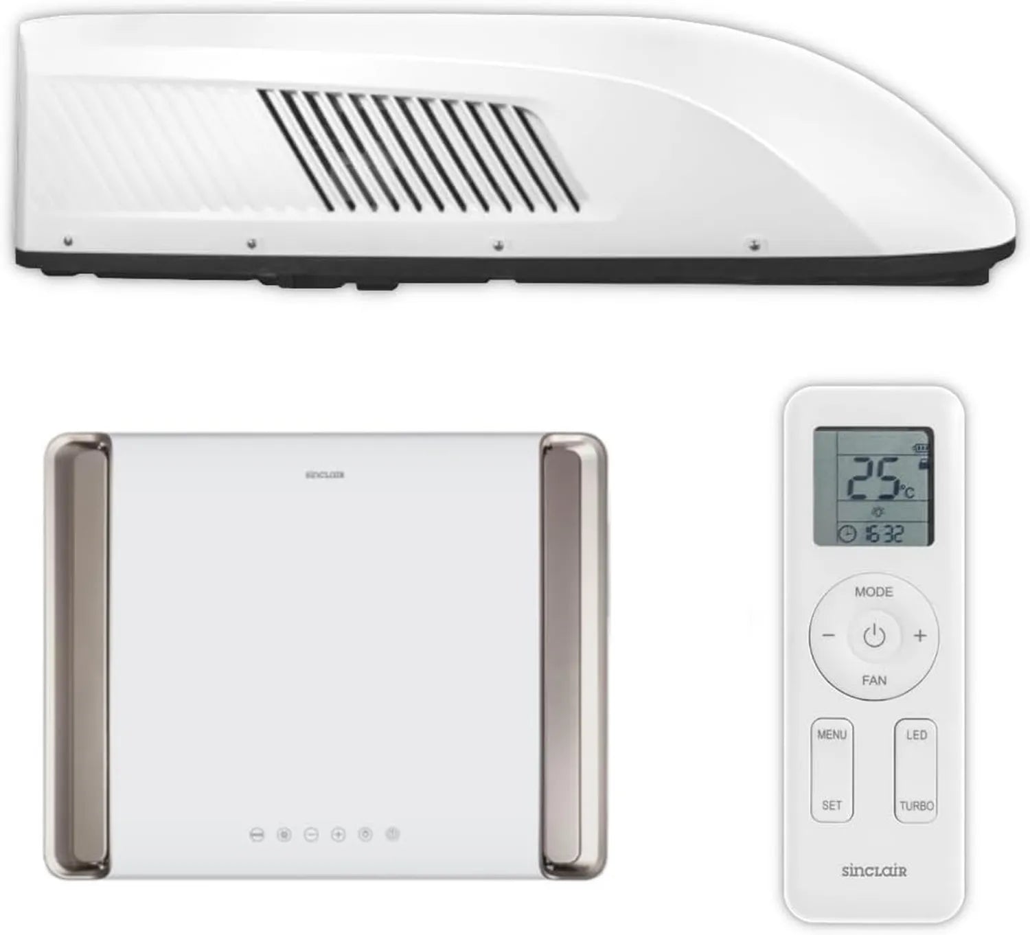 SINCLAIR Caravan-Klimaanlage mit Wi-Fi, 3,6 kW Leistung, Modell ASV-35BIS