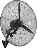 Industrieller Wandventilator, 3 Geschwindigkeitsstufen, Leiser 120°-Oszillation, Ideal für Zuhause und Büro, 79 cm