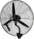 Industrieller Wandventilator mit Kupfermotor, 3 Geschwindigkeiten, leise