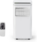 Mobiles Klimagerät 8000 BTU, 3-in-1 mit Fernbedienung, Luftentfeuchter & Ventilator, Schlafmodus, inkl. Abluftschlauch & Fenster-Set, Weiß