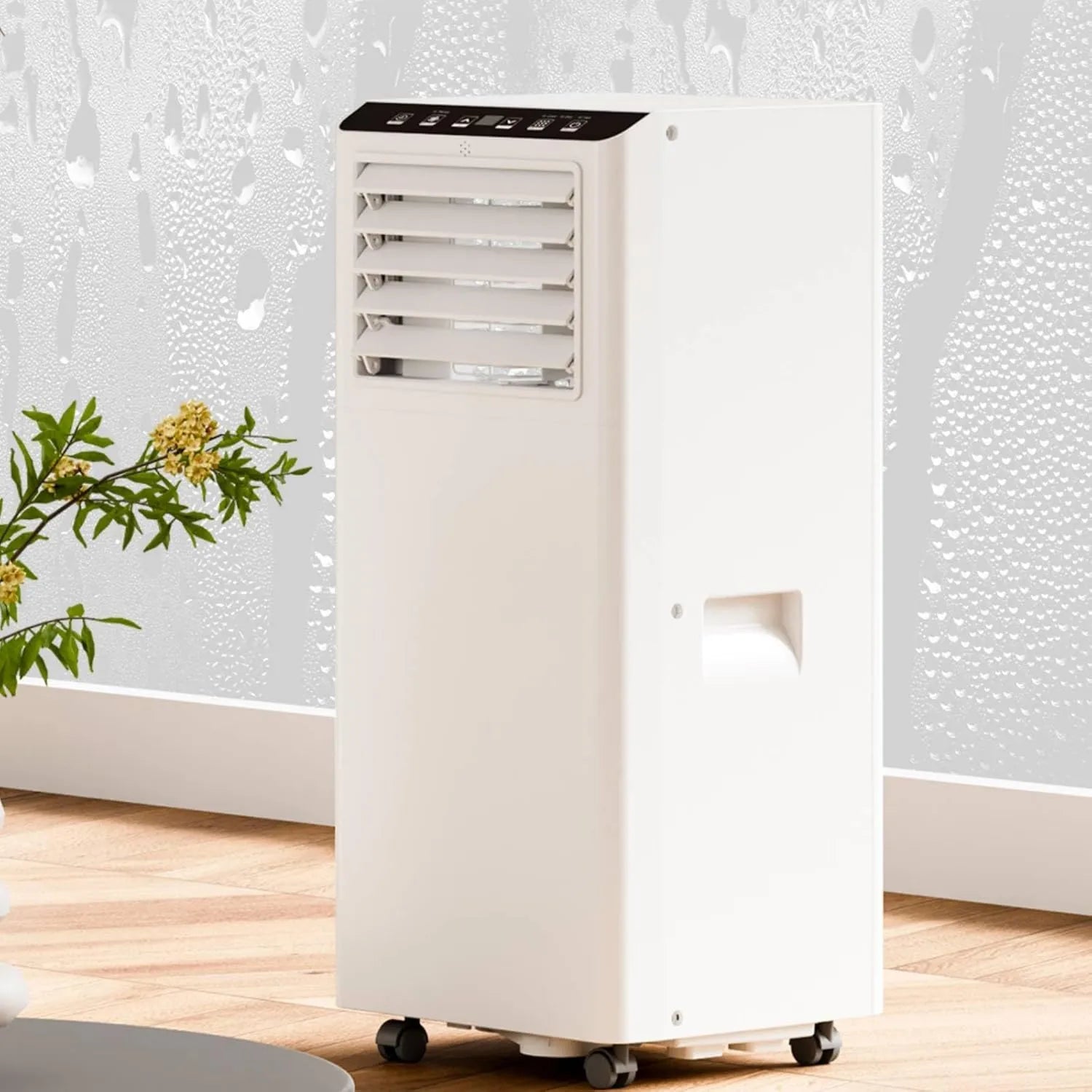 Leise Klimaanlage 7000 BTU mit Abluftschlauch, 4-in-1 Funktion für 30–40 m² Räume