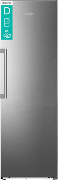 Gorenje 372L Kühlschrank mit Wifi und Inverter, 185 cm Höhe, Edelstahl