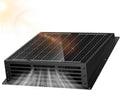 Energiesparender Wandventilator mit Solarpanel für Gewächshaus und Garage