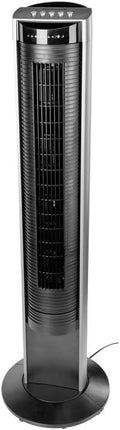 Honeywell HO-5500RE Oszillierender Turmventilator, Schwarz/Grau - Luftreinigung und Ventilation