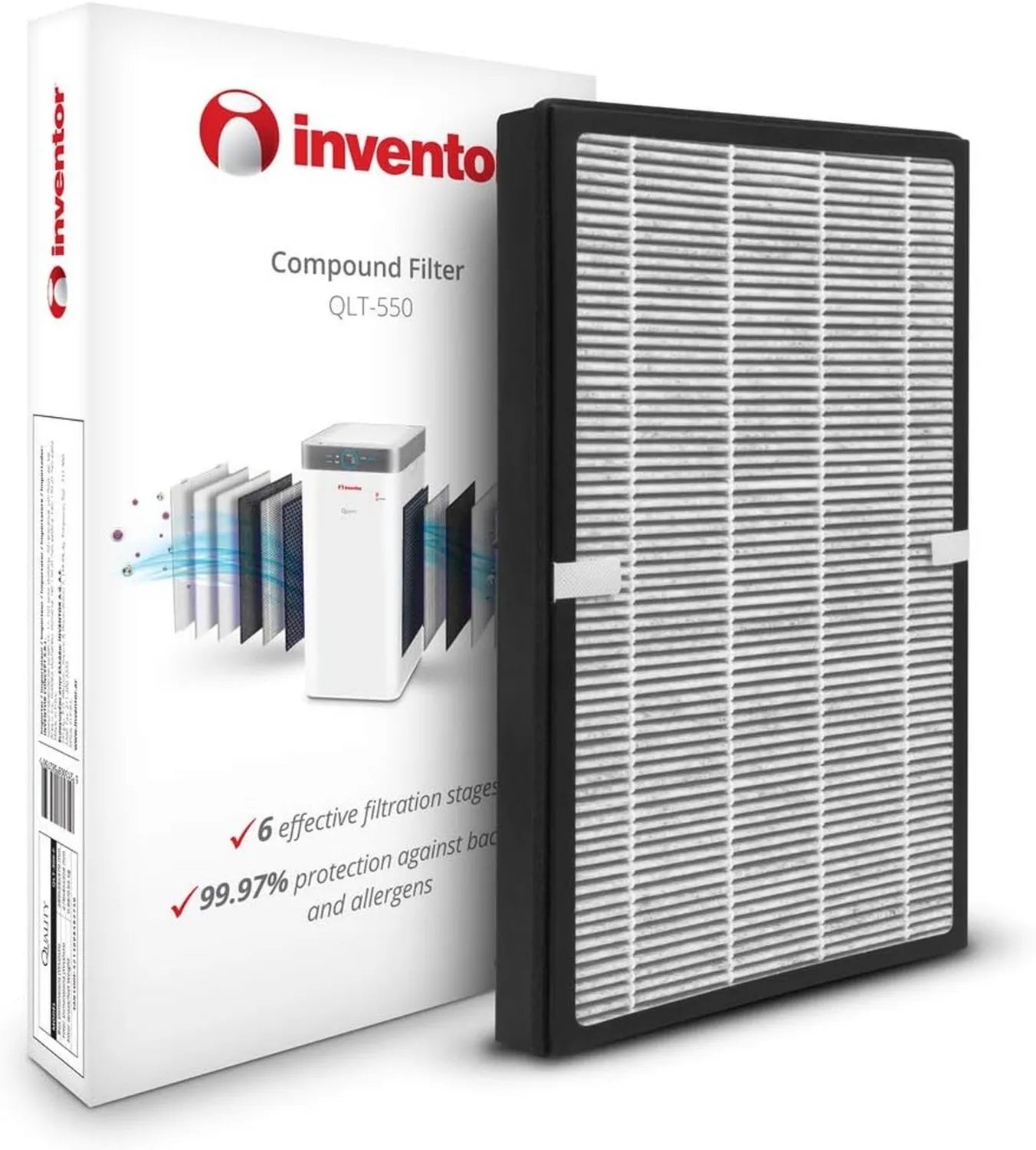 Hocheffizienter HEPA-Filter für Quality QLT-550 Luftreiniger